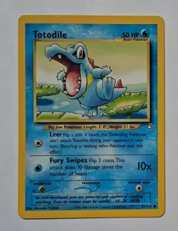 Pokemon - Totodile - Neo Genesis 81/111 - Common - NM - Image 1