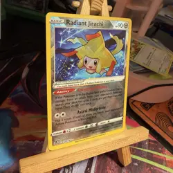 Radiant Jirachi 120/195 Silver Tempest Radiant Rare Holo Pokemon TCG MINT - Image 2