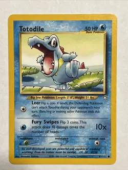 Totodile 81/111 | Neo Genesis | Common | Pokemon NM-LP - Image 1