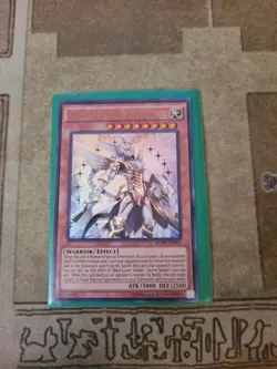 YUGIOH BLACK LUSTER SOLDIER SACRED SOLDIER BOSH-EN097 ULTRA UNLIMITED ED NM - Image 1