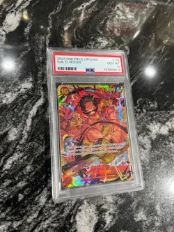 PSA 10 GOL. D. ROGER One Piece OP09 118 Bandai Card gold sec 2024 Emperors World - Image 2