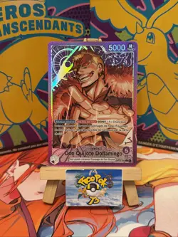 Carte One Piece Don Quijote Doflamingo (OP14-060) Leader Alt Neuf FR OP14 - Image 1