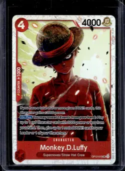2025 One Piece Legacy of the Master Monkey.D.Luffy Super Rare #OP12-015 - Image 1
