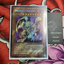 YuGiOh Victory Dragon RP02-EN098 Secret Rare Retro Pack 2 HOLOBLEED Foil Bleed - Image 2