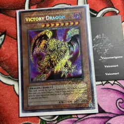 YuGiOh Victory Dragon RP02-EN098 Secret Rare Retro Pack 2 HOLOBLEED Foil Bleed - Image 3