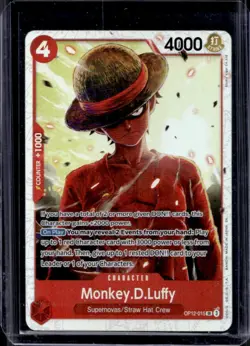 2025 One Piece Legacy of the Master Monkey.D.Luffy Super Rare #OP12-015 - Image 1