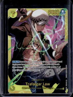 2025 One Piece Royal Blood OP10 Trafalgar Law Secret Rare #OP10-119 - Image 1