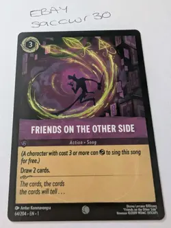 Disney Lorcana Demo Friends On The Other Side Card - Image 1