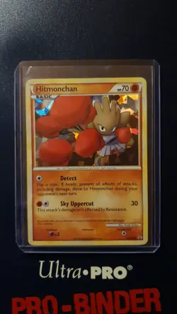 2011 Pokemon Hitmonchan Cracked Ice Holo HGSS24 Black Star Promo English Card NM - Image 1