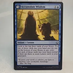 Accumulate Wisdom MTG TLA NM Near Mint Nin Foil Fast Shipping From Canada - Image 1