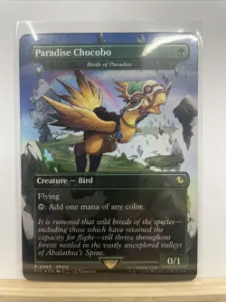 Paradise Chocobo - Birds of Paradise Foil - Commander: Final Fantasy MTG - Image 1