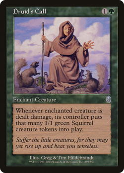 MTG Druid's Call Odyssey Magic the Gathering - Image 1