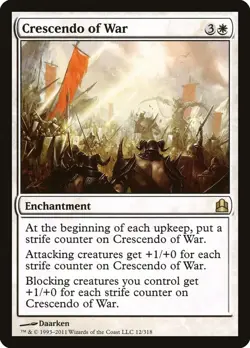 MTG Crescendo of War Commander 2011 Magic the Gathering - Image 1