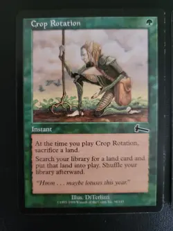 Crop Rotation x2 Urza's Legacy MTG 1999 Instant LP Magic The Gathering - Image 3
