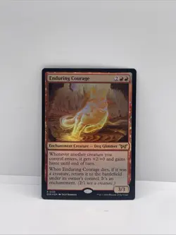 Enduring Courage Duskmourn: House of Horror Foil 133 NM Enchantment Creature MTG - Image 1