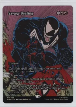 Savage Beating Foil Magic: Universes Beyond: Marvel Universe MAR #0026 - Image 1