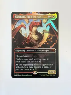 Lorehold, the Historian Secrets Of Strixhaven Borderless Foil NM Free Ships Now - Image 1