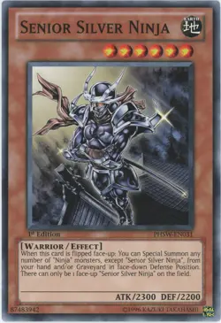 Yugioh Senior Silver Ninja PHSW-EN031 Common LP - Image 1