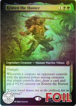 Kraven the Hunter (Extended Art) - Marvel's Spider-Man (273) - NM Foil - Image 1