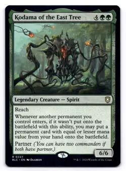 Kodama of the East Tree NM Commander: Bloomburrow 227 MTG Regular - Image 1
