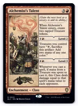 Alchemist's Talent NM Commander: Bloomburrow 22 MTG Regular - Image 1