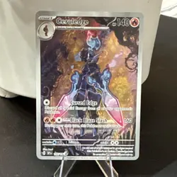 Pokemon Ceruledge 197/191 Sv08 Surging Sparks Illustration Rare Full Art Holo - Image 1