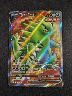 Pokemon Tyranitar V 154/163 Full Art Swsh05: Battle Styles NM - Image 1