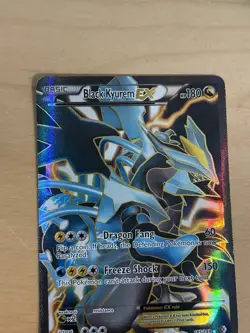 Black Kyurem EX 145/149 Ultra Rare Full Art Holo Boundaries Crossed Pokemon Card - Image 2