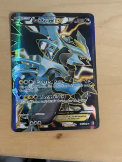 Black Kyurem EX 145/149 Ultra Rare Full Art Holo Boundaries Crossed Pokemon Card - Image 4