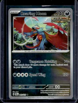 2025 Pokemon Prismatic Evolutions Roaring Moon #065/131 - Image 1