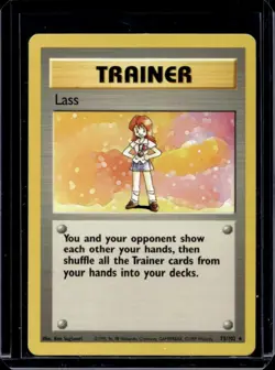 1999 Pokemon Unlimited Lass Rare #75/102 - Image 1