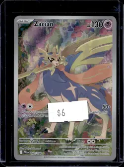 2025 Pokemon Phantasmal Flames Zacian Illustration Rare #100/094 - Image 1
