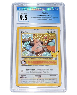 Pokemon Celebrations ~ CLEFFA ~ CGC 9.5 Gem Mint ~ Holo Rare 20/111 - Image 1