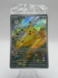 Pokemon Pikachu 088 - SEALED - Scarlet & Violet Black Star Promo (4 Cards) TCG - Image 1