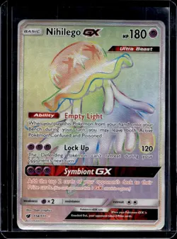 2017 Pokemon SM Crimson Invasion Nihilego #114/111 - Image 1