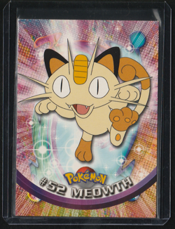 Meowth #52 Pokemon 1999 Topps TV Series 1 - Pokemon Topps TCG Set - Meowth - Image 1