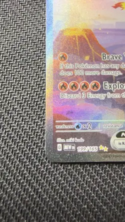 Charizard ex 199/165 Sv: Scarlet & Violet 151 Holo Near Mint To Mint - Image 3
