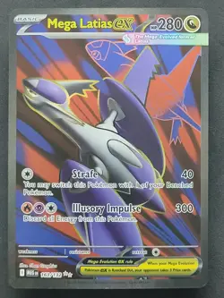 Mega Latias ex 163/132 Ultra Rare Mega Evolution Pokemon TCG - Image 1