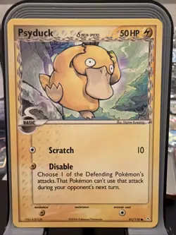 Pokemon Psyduck Delta Species 81/110 Holon Phantoms Regular LP Condition - Image 1