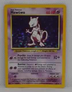 Mewtwo 010/102 Base Set Holo Pokemon TCG - Image 4