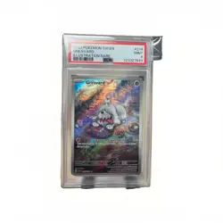 Pokemon Greavard Scarlet & Violet Base Set IR Card 214/198 Illustration PSA 9 - Image 1