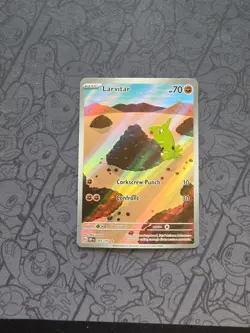 Pokemon: Larvitar 203/197 Obsidian Flames illustration rare full art - MINT -H59 - Image 1