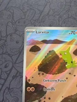 Pokemon: Larvitar 203/197 Obsidian Flames illustration rare full art - MINT -H59 - Image 4