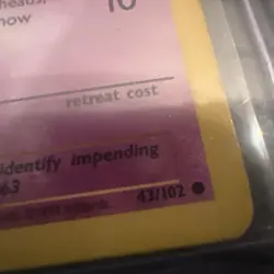 Pokemon Abra #43 1999-2000 Version Excellent Condition Base Set - Image 5