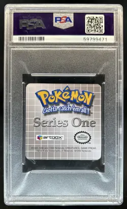 1999 Pokemon Action Flipz Magnemite/Magneton Series One #34 PSA 9 - Image 2