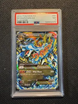 2014 Pokemon Y #69/106 M Charizard EX Flashfire NM 7 - Image 1