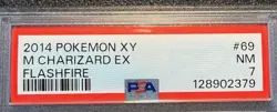 2014 Pokemon Y #69/106 M Charizard EX Flashfire NM 7 - Image 3