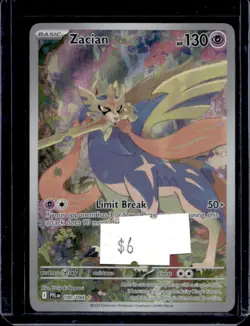 2025 Pokemon Phantasmal Flames Zacian Illustration Rare #100/094 - Image 1