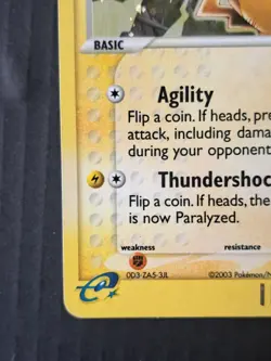 Pokemon Pikachu TCG Black Star Promo Holo Card #012 2003 E-Reader - Image 3