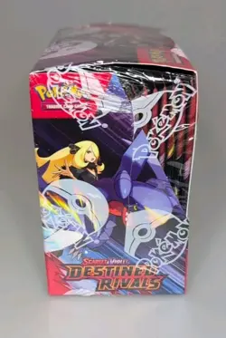 Pokemon Scarlet & Violet Destined Rivals Booster Box Small Tear In Plastic Seal - Image 2